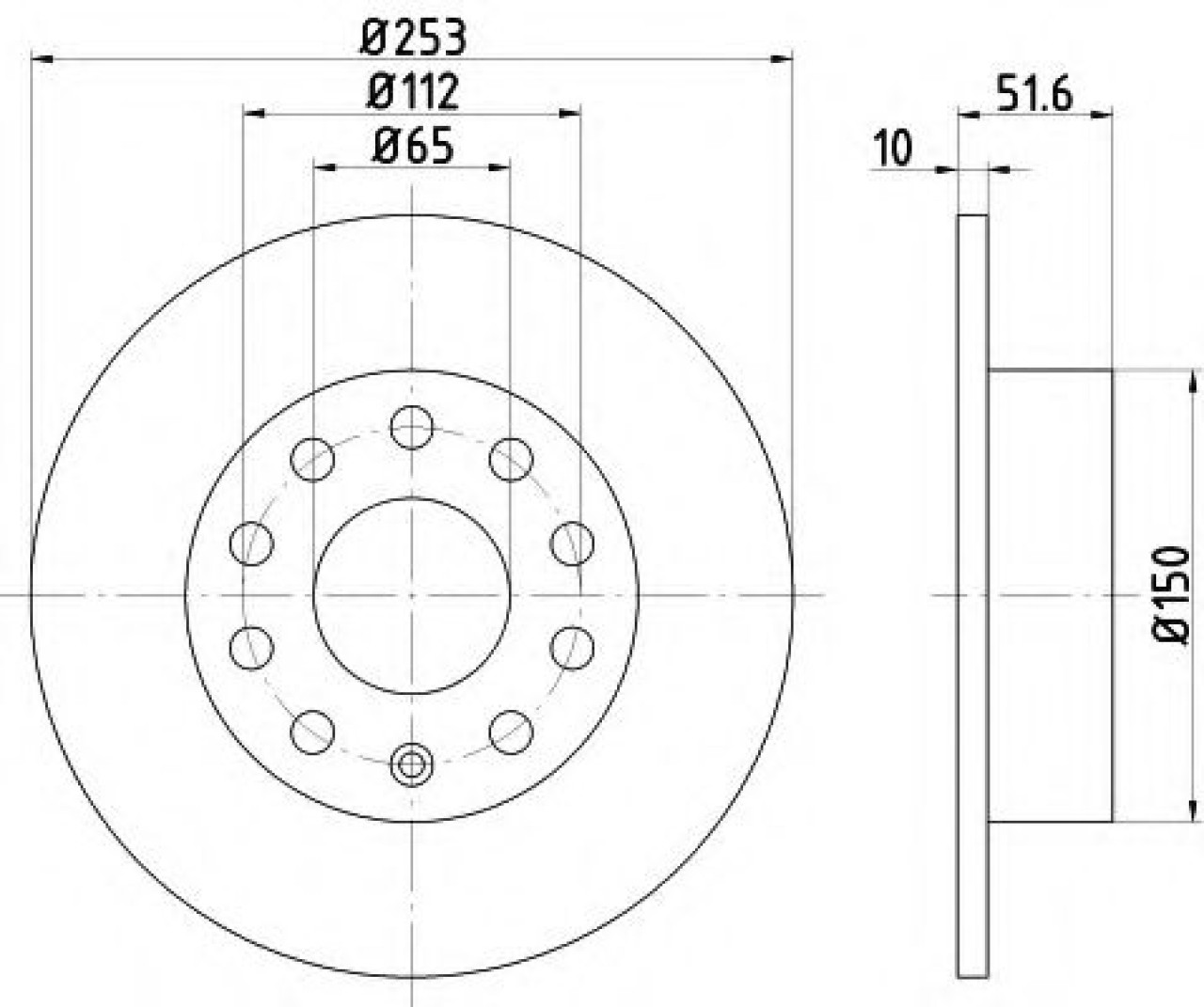 Disc frana SKODA OCTAVIA III Combi (5E5) (2012 - 2016) TEXTAR 92120903 piesa NOUA