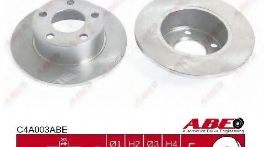 Disc frana SKODA SUPERB I (3U4) (2001 - 2008) ABE C4A003ABE piesa NOUA