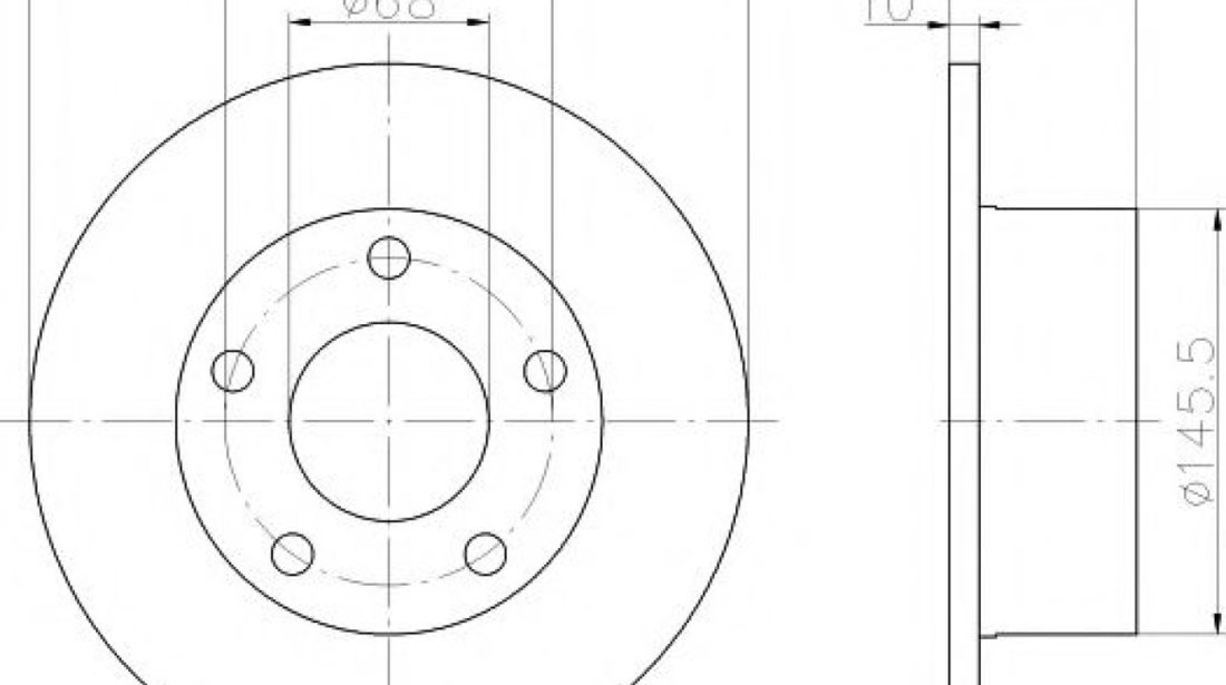 Disc frana SKODA SUPERB I (3U4) (2001 - 2008) TEXTAR 92057503 piesa NOUA