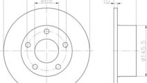 Disc frana SKODA SUPERB I (3U4) (2001 - 2008) TEXT...