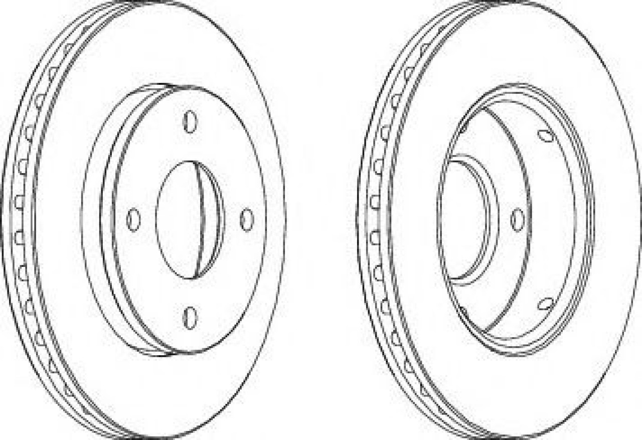 Disc frana SMART FORFOUR (454) (2004 - 2006) FERODO DDF1621C piesa NOUA