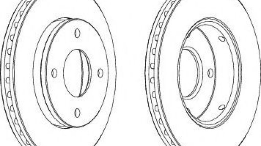 Disc frana SMART FORFOUR (454) (2004 - 2006) FERODO DDF1621 piesa NOUA