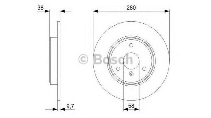 Disc frana Smart FORTWO Cabrio (451) 2007-2016 #3 08816310