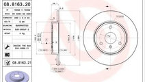 Disc frana SMART FORTWO Cabrio (451) (2007 - 2016)...