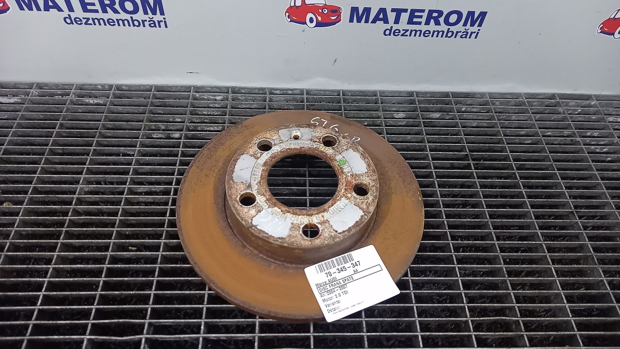 DISC FRANA SPATE AUDI A4 A4 2.0 TDI - (2004 2007)