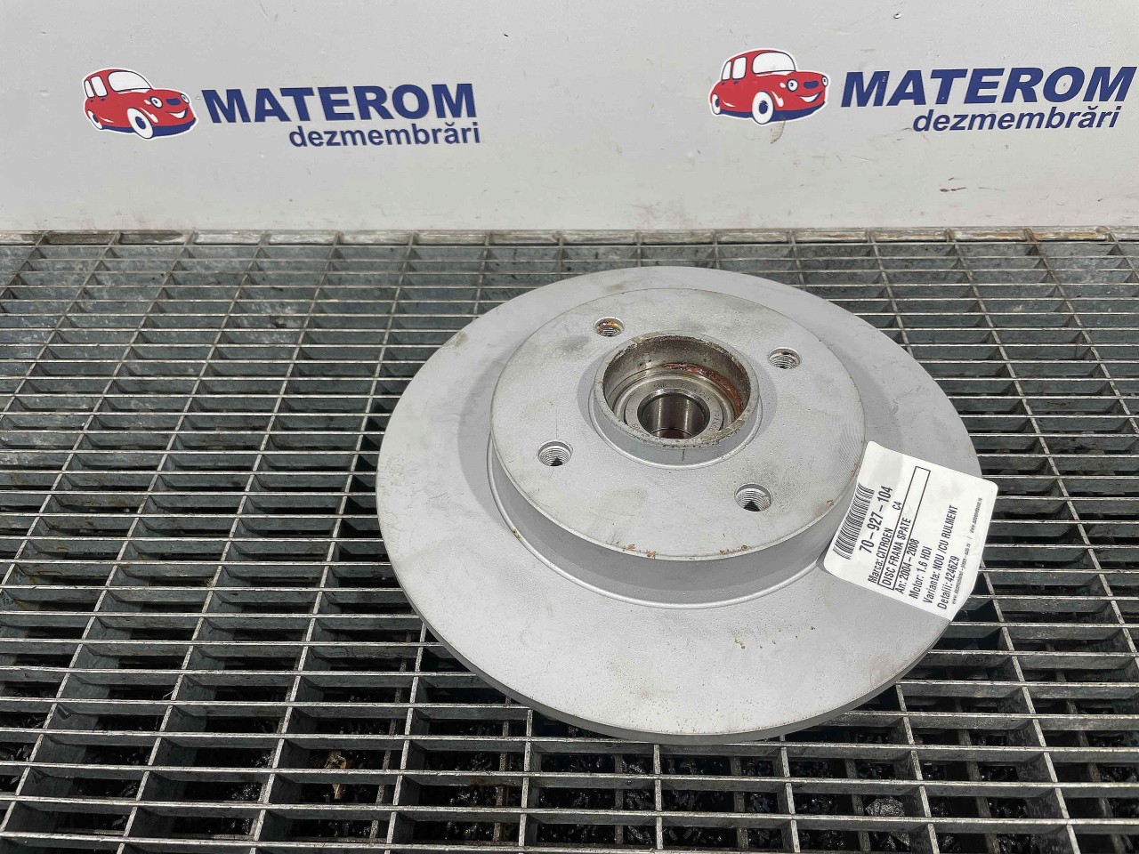 DISC FRANA SPATE CITROEN C4 C4 1.6 HDI - (2004 2008)