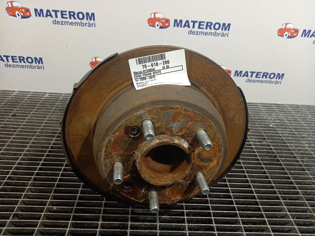 DISC FRANA SPATE HYUNDAI IX 35 IX 35 2.0 CRDI - (2009 2015)