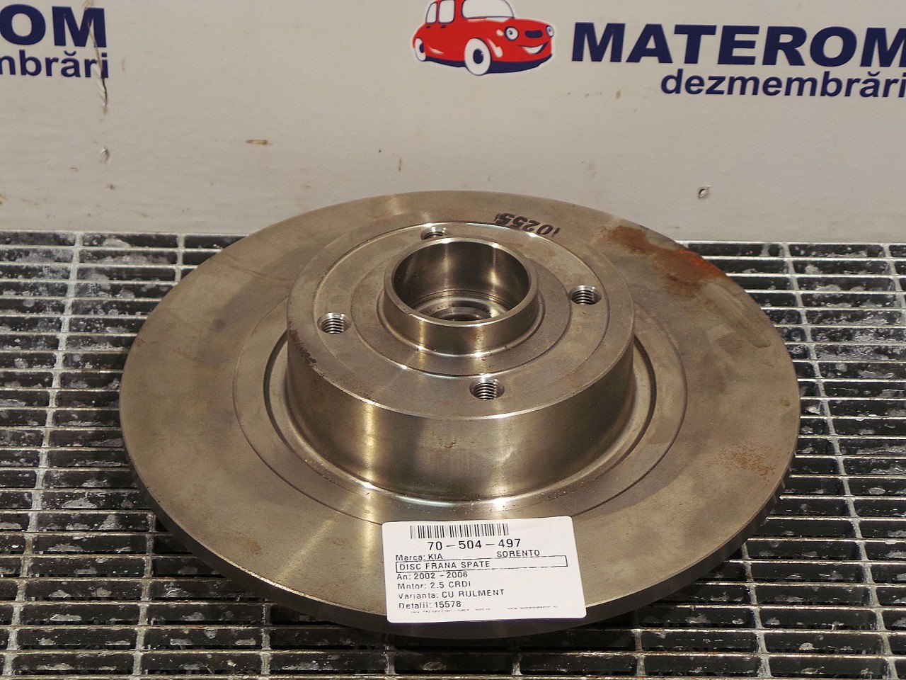 DISC FRANA SPATE KIA SORENTO 2.5 CRDI - (2002 2006)