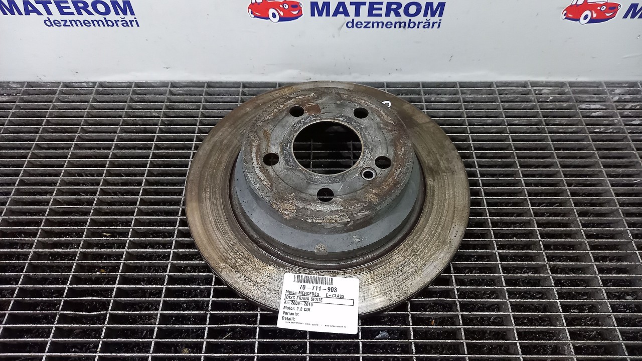 DISC FRANA SPATE MERCEDES E-CLASS 2.2 CDI - (2009 2016)