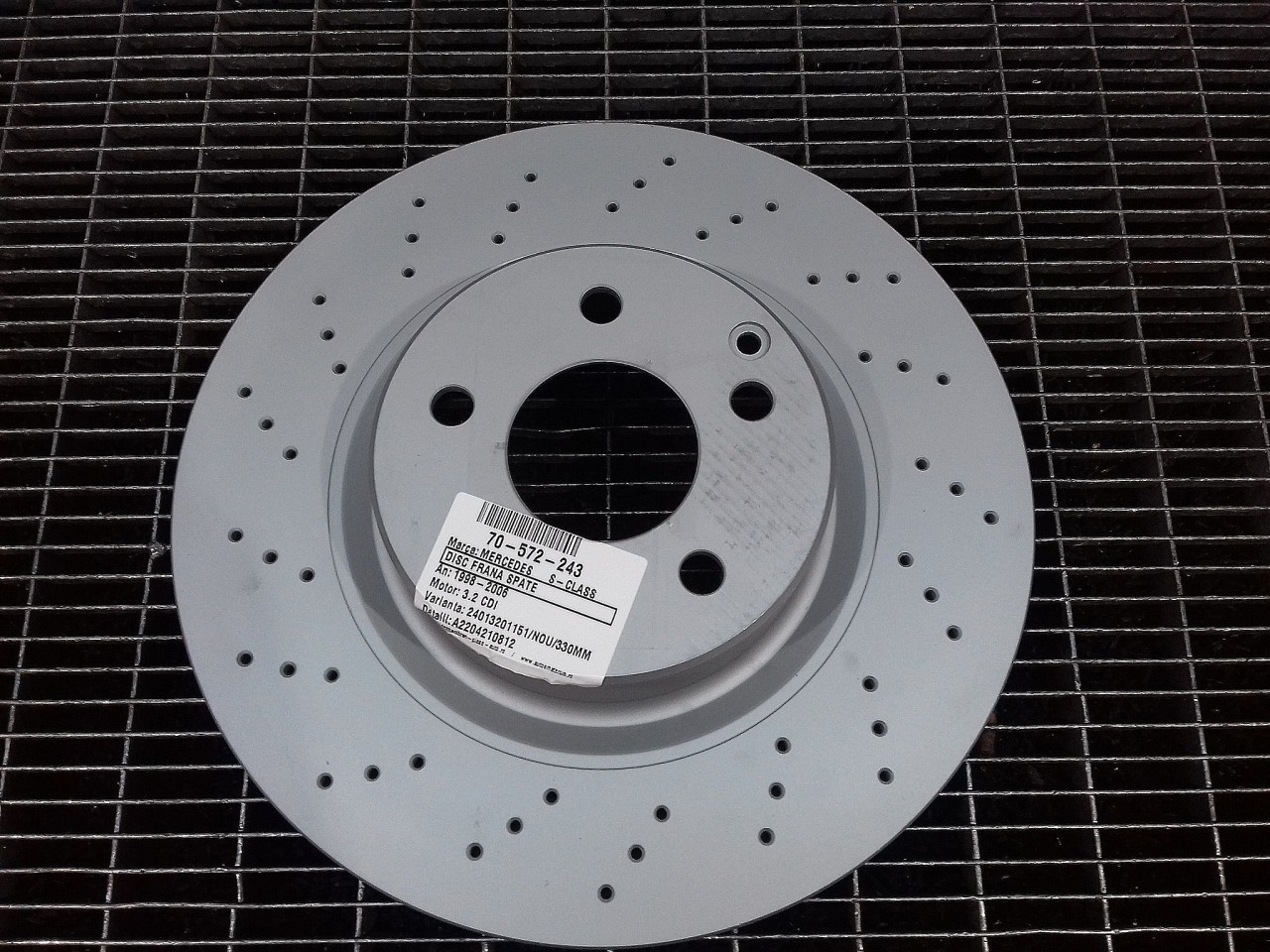 DISC FRANA SPATE MERCEDES S-CLASS S-CLASS 3.2 CDI - (1998 2005)