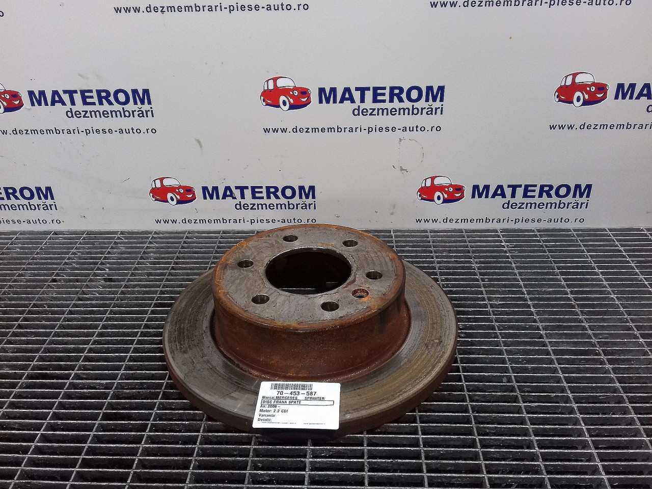 DISC FRANA SPATE MERCEDES SPRINTER 2.2 CDI - (2006 2014)