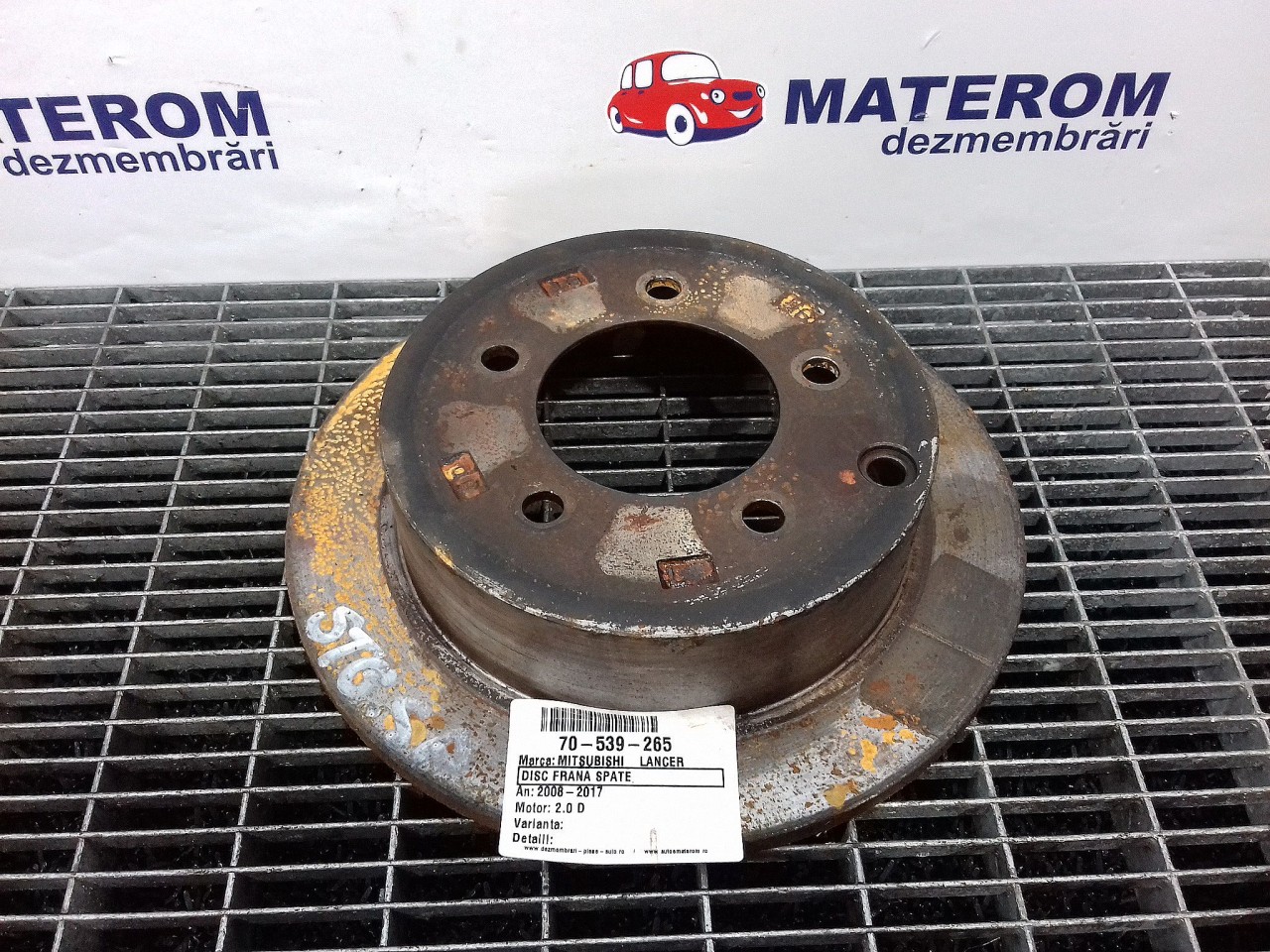 DISC FRANA SPATE MITSUBISHI LANCER 2.0 D - (2008 2017)