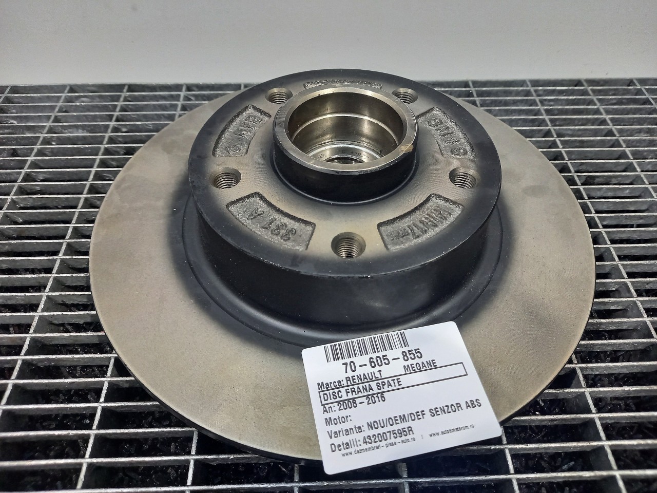 DISC FRANA SPATE RENAULT MEGANE MEGANE - - (2008 2012)