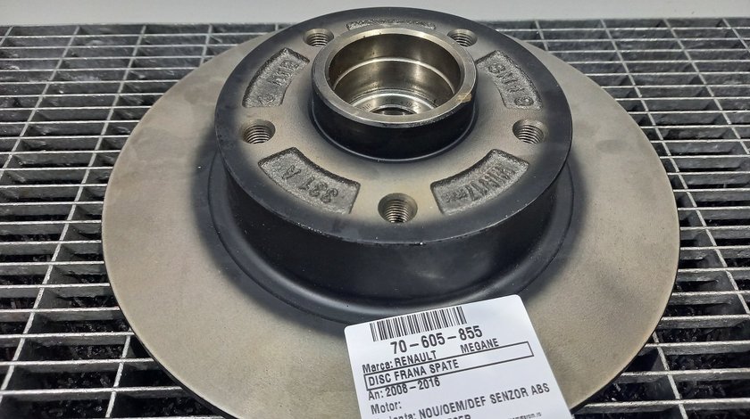 DISC FRANA SPATE RENAULT MEGANE MEGANE - (2008 2012)