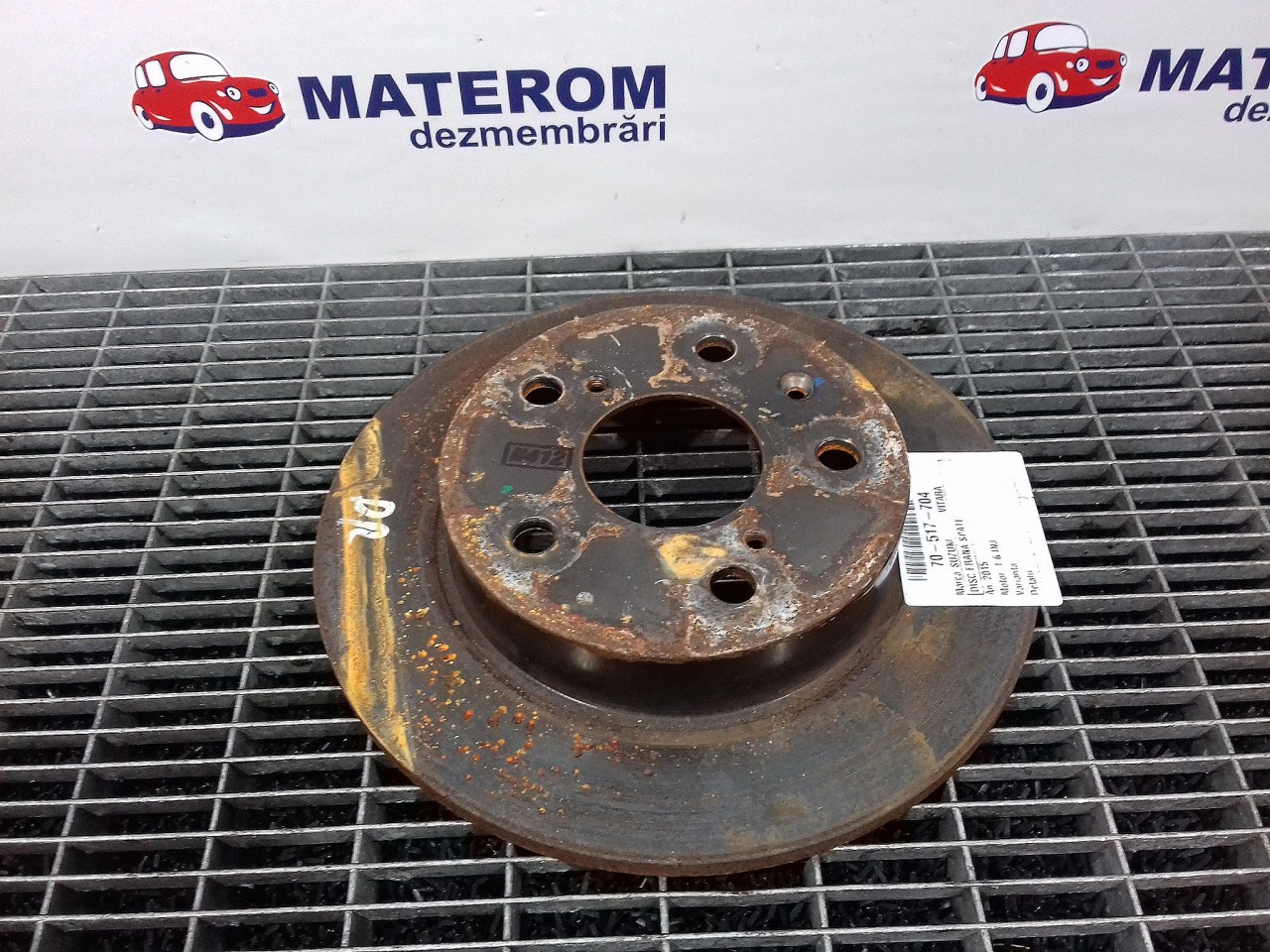 DISC FRANA SPATE SUZUKI VITARA 1.6 INJ - (2015 2018)
