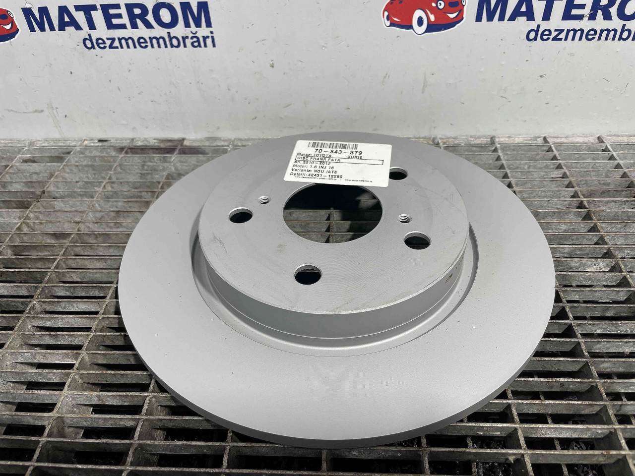DISC FRANA SPATE TOYOTA AURIS 1.6 INJ 16V - (2010 2012)