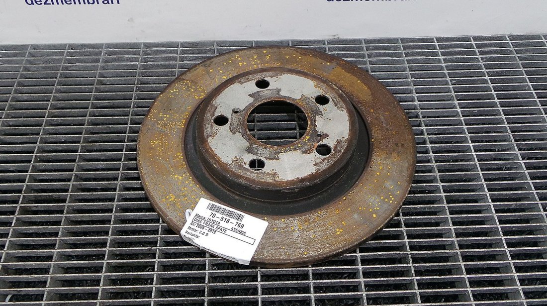 DISC FRANA SPATE TOYOTA AVENSIS AVENSIS 2.0 D - (2008 2012)