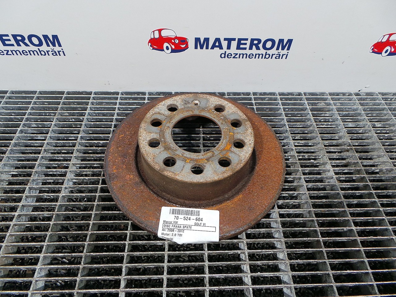 DISC FRANA SPATE VW GOLF VI 2.0 TDI - (2008 2012)