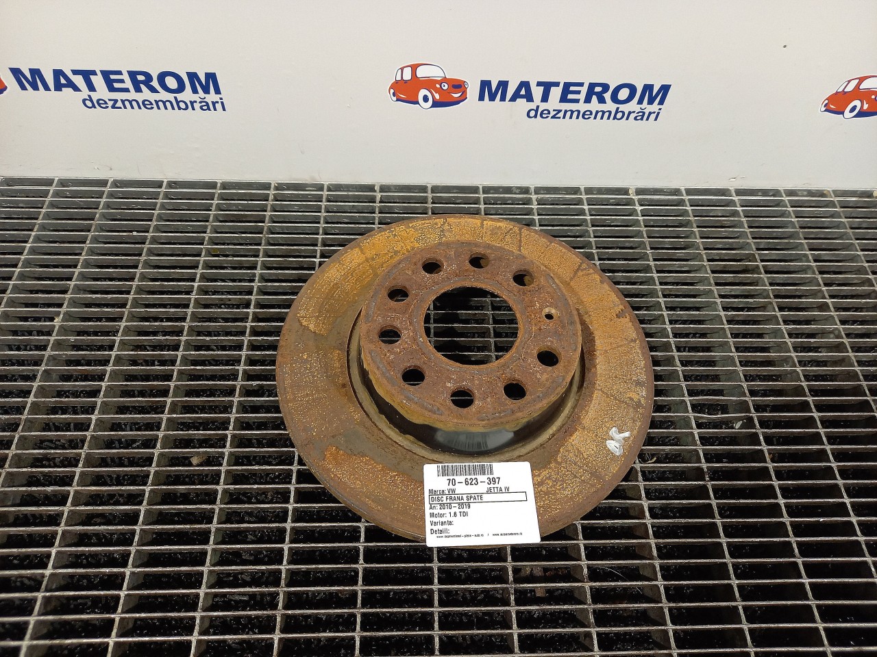 DISC FRANA SPATE VW JETTA IV 1.6 TDI - (2010 2019)