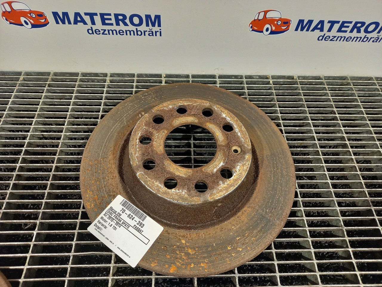 DISC FRANA SPATE VW PASSAT 1.6 TDI - (2010 2014)