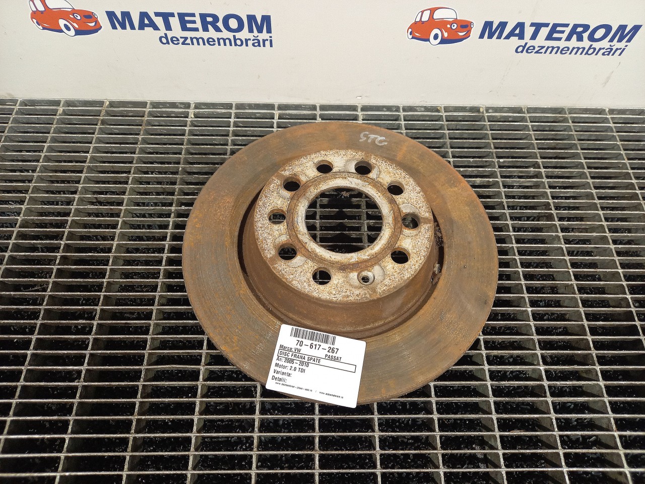 DISC FRANA SPATE VW PASSAT PASSAT 2.0 TDI - (2005 2010)
