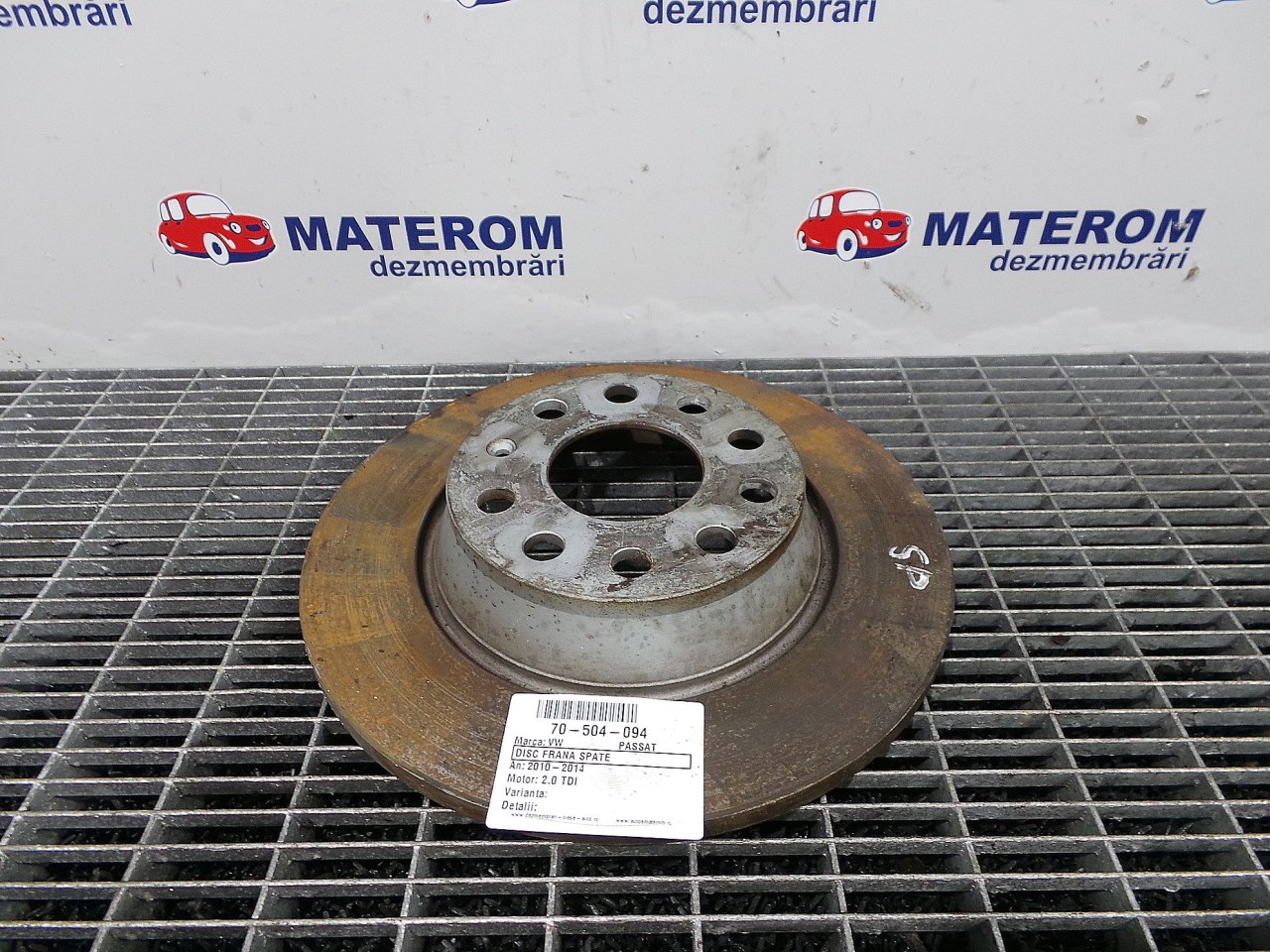 DISC FRANA SPATE VW PASSAT PASSAT 2.0 TDI - (2010 2014)