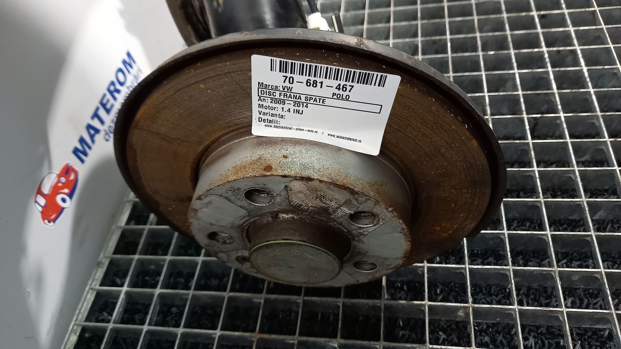 DISC FRANA SPATE VW POLO 1.4 INJ - (2009 2014)