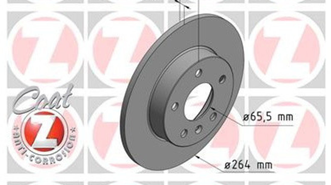 Disc Frana Spate Zimmermann Opel Astra H 2004-2009 430.1485.20