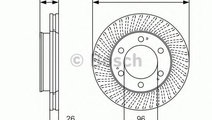 Disc frana SSANGYONG REXTON (GAB) (2002 - 2012) BO...