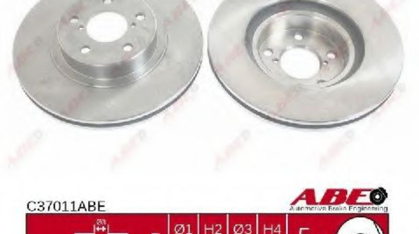 Disc frana SUBARU FORESTER (SG) (2002 - 2016) ABE C37011ABE piesa NOUA