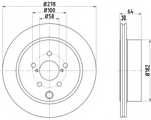 Disc frana SUBARU FORESTER (SJ) (2013 - 2016) TEXTAR 92278503 piesa NOUA