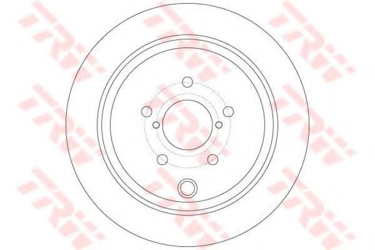 Disc frana SUBARU IMPREZA Limuzina (GR) (2007 - 2016) TRW DF6306 piesa NOUA