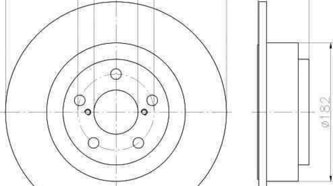 Disc frana SUBARU LEGACY III (BE, BH) TEXTAR 92158800