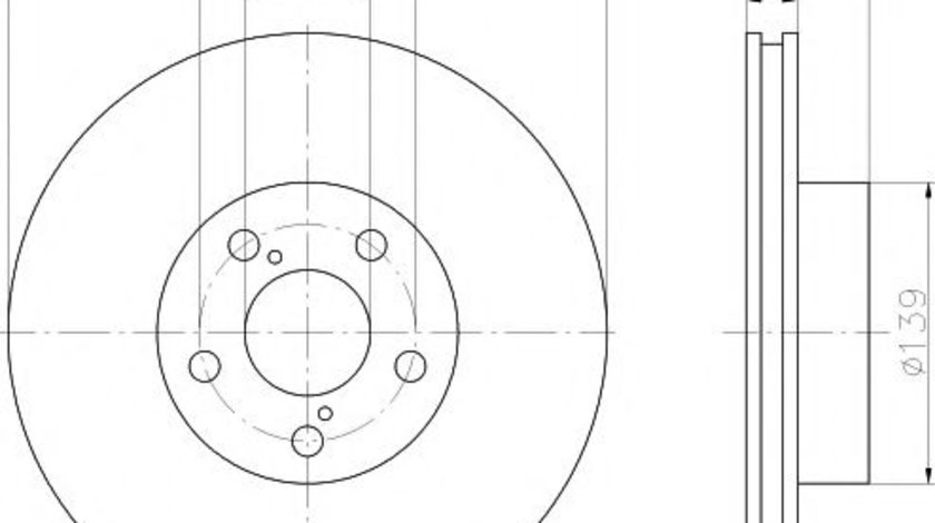 Disc frana SUBARU OUTBACK (BL, BP) (2003 - 2009) TEXTAR 92094603 piesa NOUA