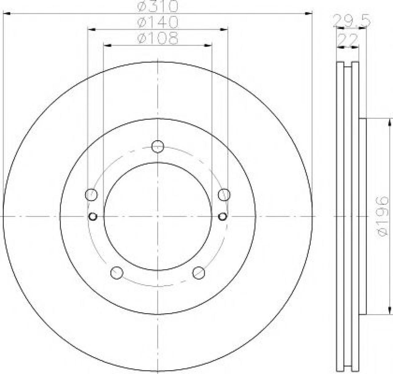 Disc frana SUZUKI GRAND VITARA I (FT) (1998 - 2005) TEXTAR 92170503 piesa NOUA