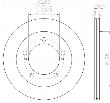 Disc frana SUZUKI GRAND VITARA I (FT) (1998 - 2005) TEXTAR 92136800 piesa NOUA