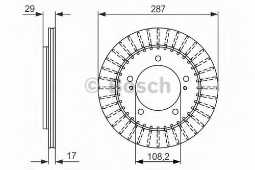 Disc frana SUZUKI GRAND VITARA I (FT) (1998 - 2005) BOSCH 0 986 479 486 piesa NOUA