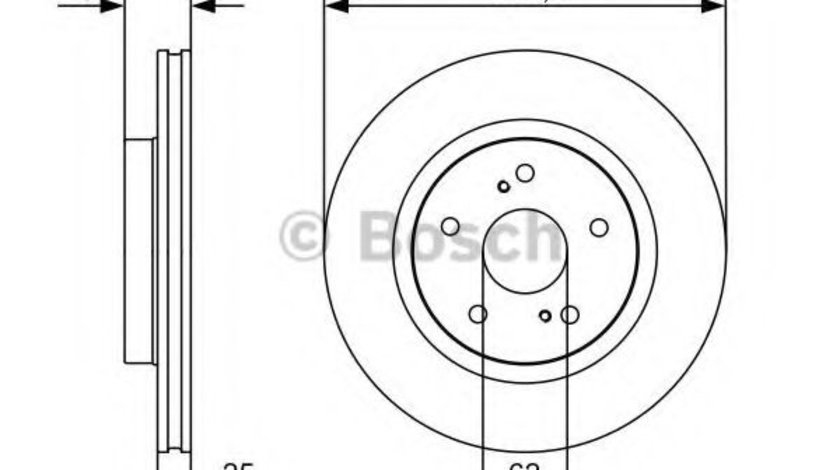 Disc frana SUZUKI GRAND VITARA II (JT) (2005 - 2016) BOSCH 0 986 479 559 piesa NOUA