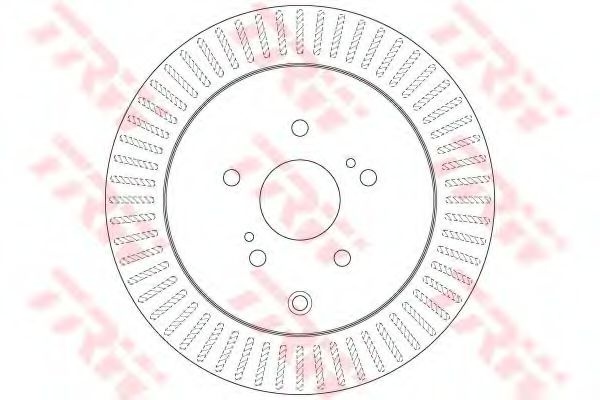 Disc frana SUZUKI GRAND VITARA II (JT) (2005 - 2016) TRW DF6351 piesa NOUA