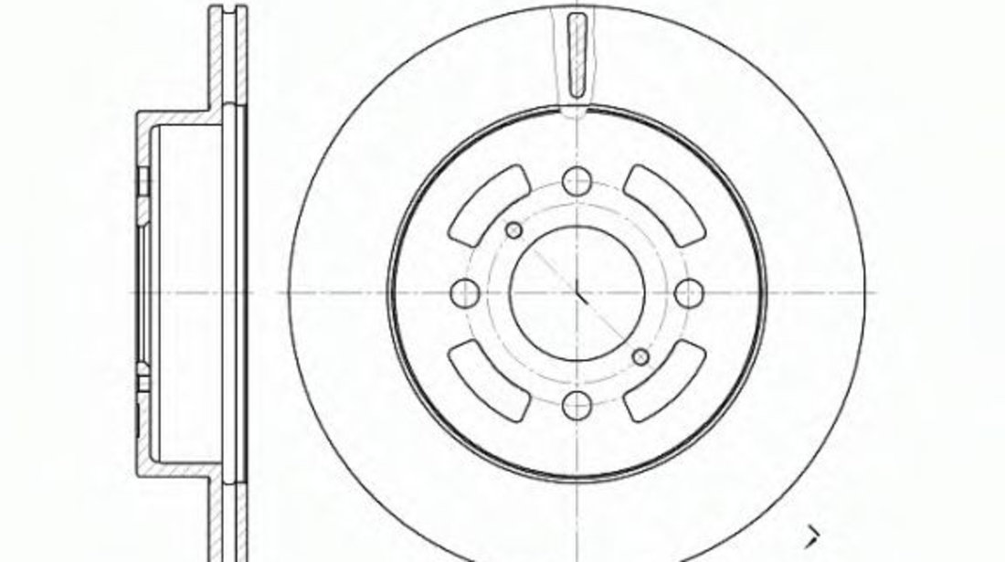 Disc frana SUZUKI IGNIS I (FH) (2000 - 2005) REMSA 6642.10 piesa NOUA