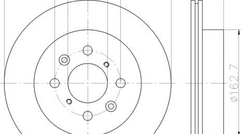 Disc frana SUZUKI IGNIS I (FH) (2000 - 2005) TEXTAR 92135303 - produs NOU