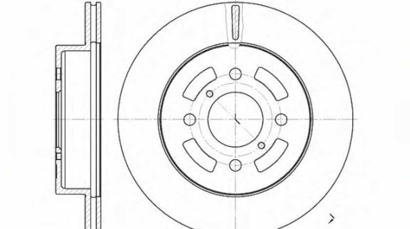 Disc frana SUZUKI IGNIS II (2003 - 2016) REMSA 6642.10 piesa NOUA