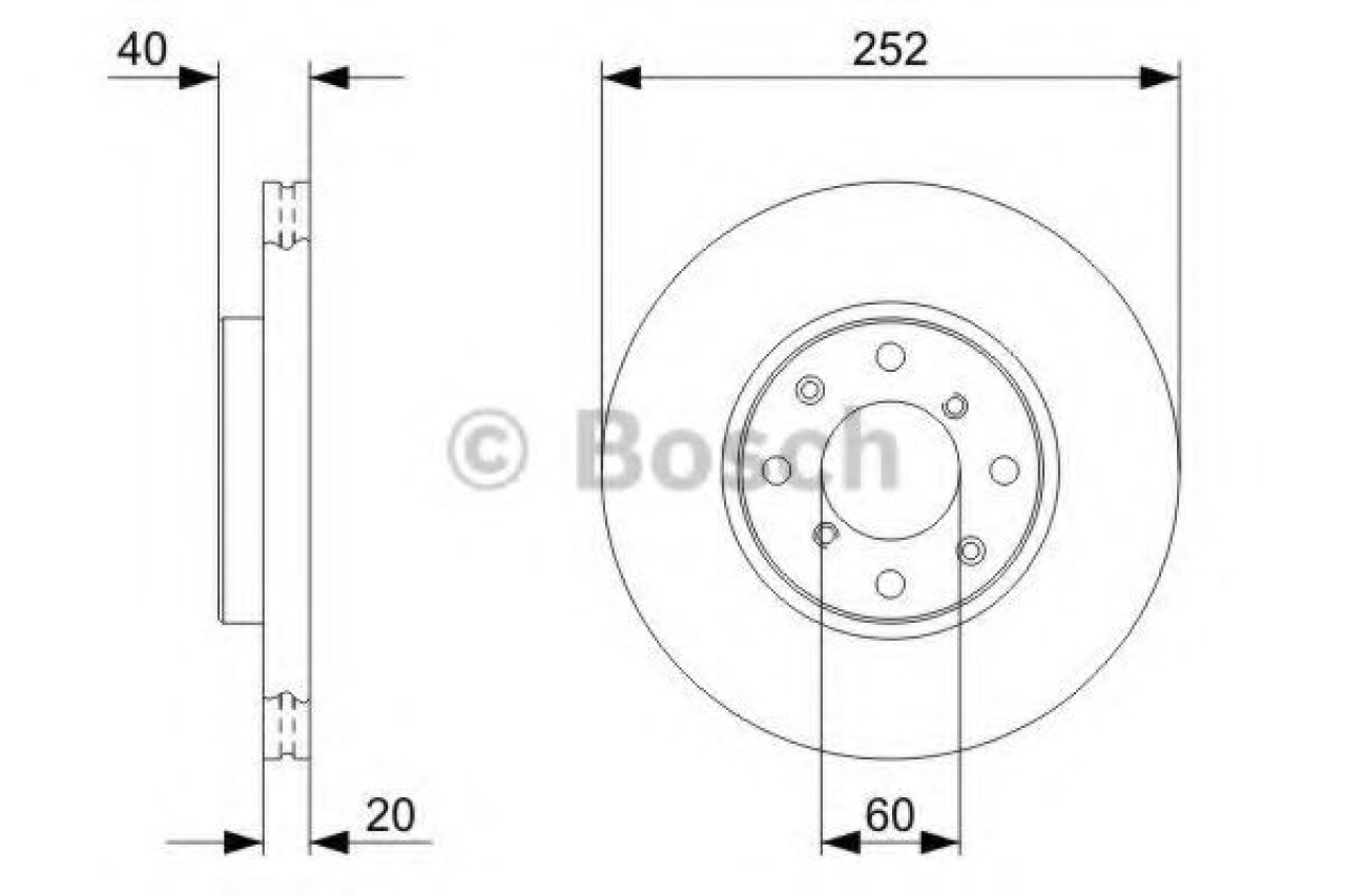 Disc frana SUZUKI SWIFT III (MZ, EZ) (2005 - 2016) BOSCH 0 986 479 B98 piesa NOUA