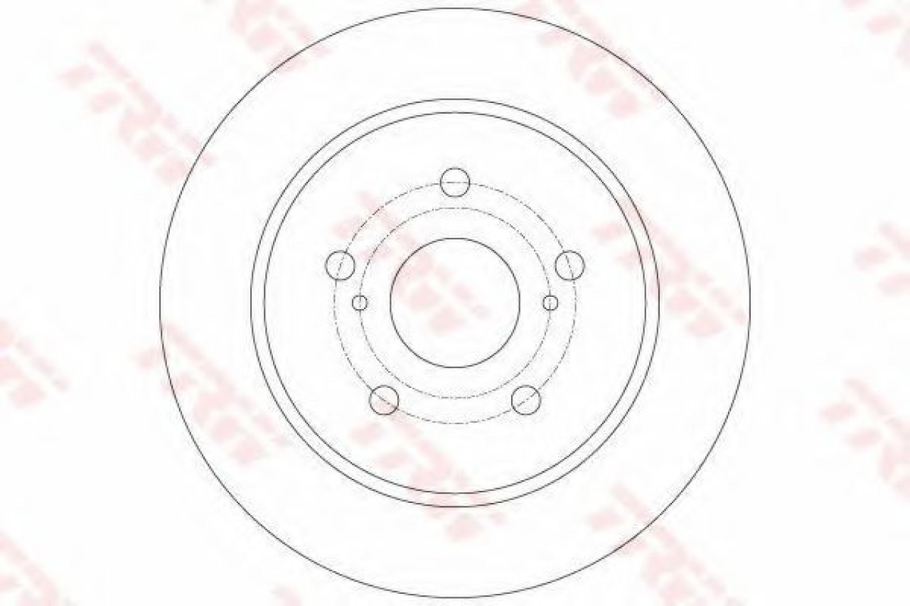 Disc frana SUZUKI SWIFT III (MZ, EZ) (2005 - 2016) TRW DF6173 piesa NOUA