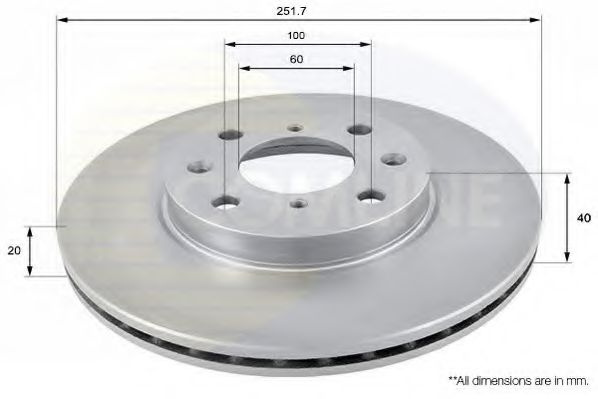 Disc frana SUZUKI SWIFT III (MZ, EZ) (2005 - 2016) COMLINE ADC0922V piesa NOUA