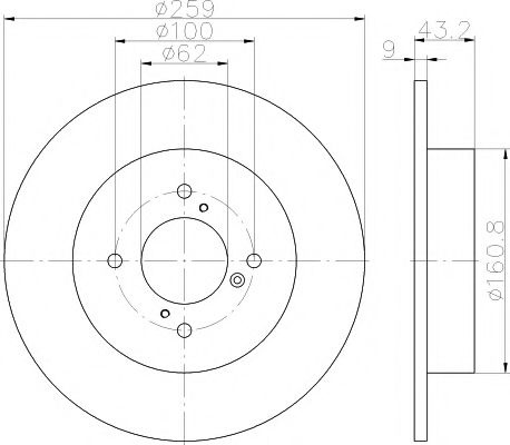 Disc frana SUZUKI SWIFT IV (FZ, NZ) (2010 - 2016) TEXTAR 92231403 piesa NOUA