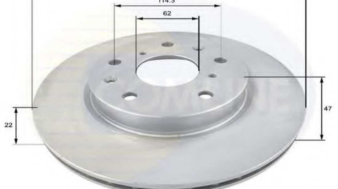 Disc frana SUZUKI SX4 (EY, GY) (2006 - 2016) COMLINE ADC1830V piesa NOUA