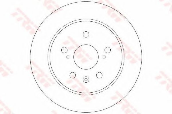 Disc frana SUZUKI SX4 (EY, GY) (2006 - 2016) TRW DF6178 piesa NOUA
