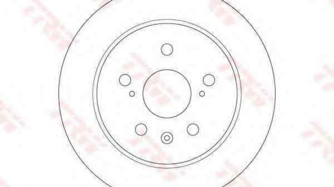 Disc frana SUZUKI SX4 limuzina (GY) TRW DF6178