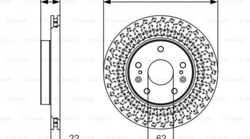 Disc frana Suzuki SX4 S-Cross 2013-2016 #3 0986479C40